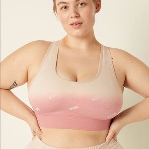 VS pink ombré sports bra